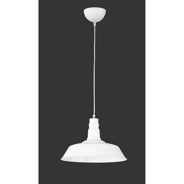 HLW LED Witte LED Hanglamp Trion Wulo - Rond Aluminium, E27 Fitting, Mat Wit HLW LED Witte LED Hanglamp Trion Wulo - Rond Aluminium, E27 Fitting, Mat Wit