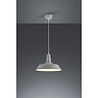 Grijze moderne LED hanglamp met betonnen armatuur en E27 fitting, 60W vermogen Grijze moderne LED hanglamp met betonnen armatuur en E27 fitting, 60W vermogen