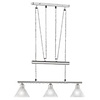 LED Pendant Lamp Trion Stomun - 3-Light Matte Nickel & Aluminum LED Pendant Lamp Trion Stomun - 3-Light Matte Nickel & Aluminum