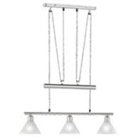 LED Pendant Lamp Trion Stomun - 3-Light Matte Nickel & Aluminum