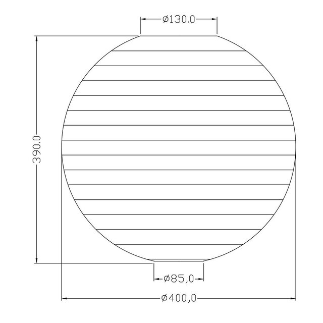 HLW LED LED Pendant Lamp Matte White - Sustainable White LED Pendant Lamp with E27 Fitting