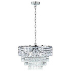 HLW LED LED Hanglamp Trion Oranta - 3-lichts LED lamp met mat chroom & E14 fitting