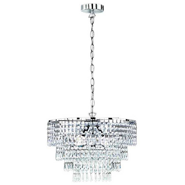 LED Hanglamp Trion Oranta - 3-lichts mat chroom design Verlichting per ruimte LED Hanglamp Trion Oranta - 3-lichts mat chroom design Verlichting per ruimte