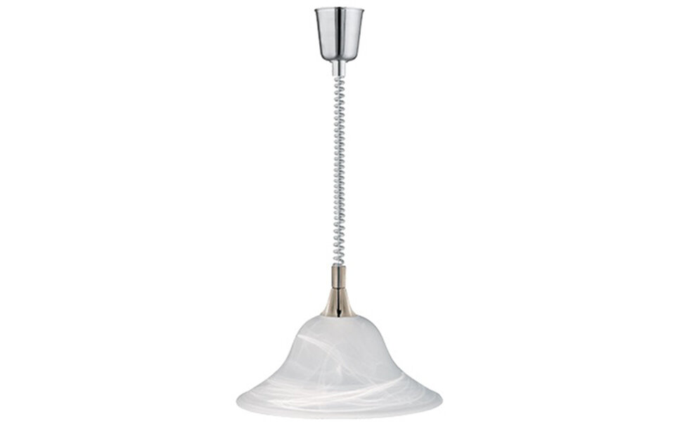 HLW LED LED Hanglamp Trion Voluna - Mat Nikkel Rond Aluminium, E27 Fitting