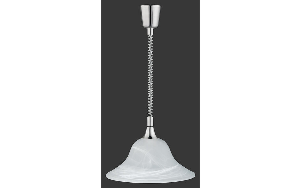 HLW LED LED Hanglamp Trion Voluna - Mat Nikkel Rond Aluminium, E27 Fitting