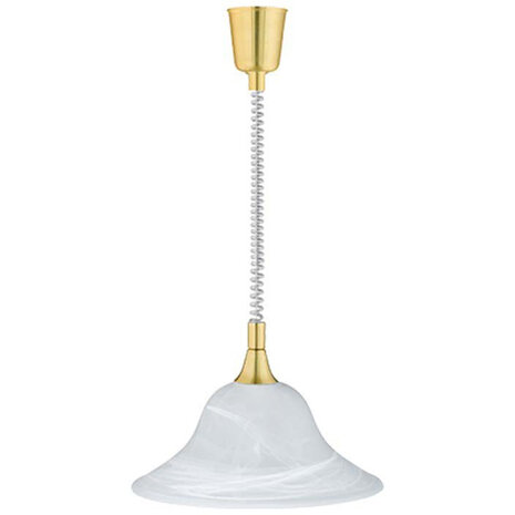 Gouden LED Hanglamp Trion Voluna - Mat Goud, Aluminium, E27 Fitting Gouden LED Hanglamp Trion Voluna - Mat Goud, Aluminium, E27 Fitting