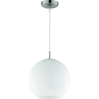 LED Pendant Lamp Trion Mono XL - Matte Nickel, E27 Fitting