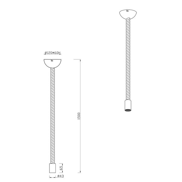 HLW LED Bronzen LED Hanglamp met E27 Fitting - Stijlvolle LED Lamp voor Elk Interieur HLW LED Bronzen LED Hanglamp met E27 Fitting - Stijlvolle LED Lamp voor Elk Interieur