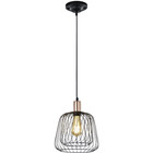 HLW LED Black LED Pendant Lamp Trion Simon - Modern Design with E27 Fitting