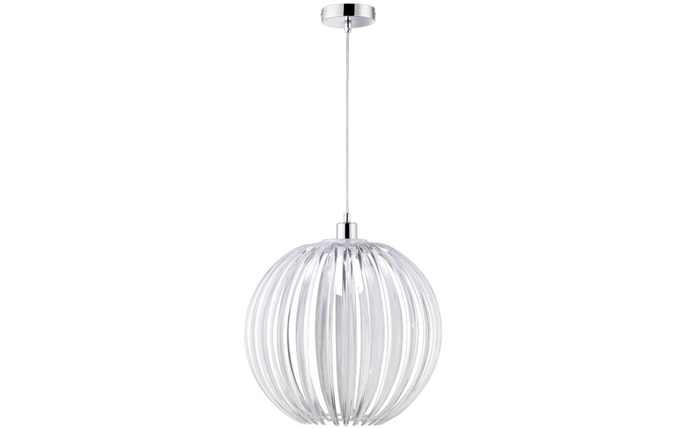 HLW LED LED Pendant Lamp Trion Zuka - Clear Acrylic, Round Design & E27 Socket