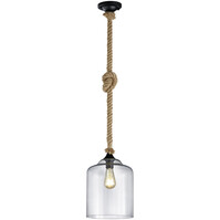 LED Pendant Lamp Trion Judon - Matte Black, E27 Fitting