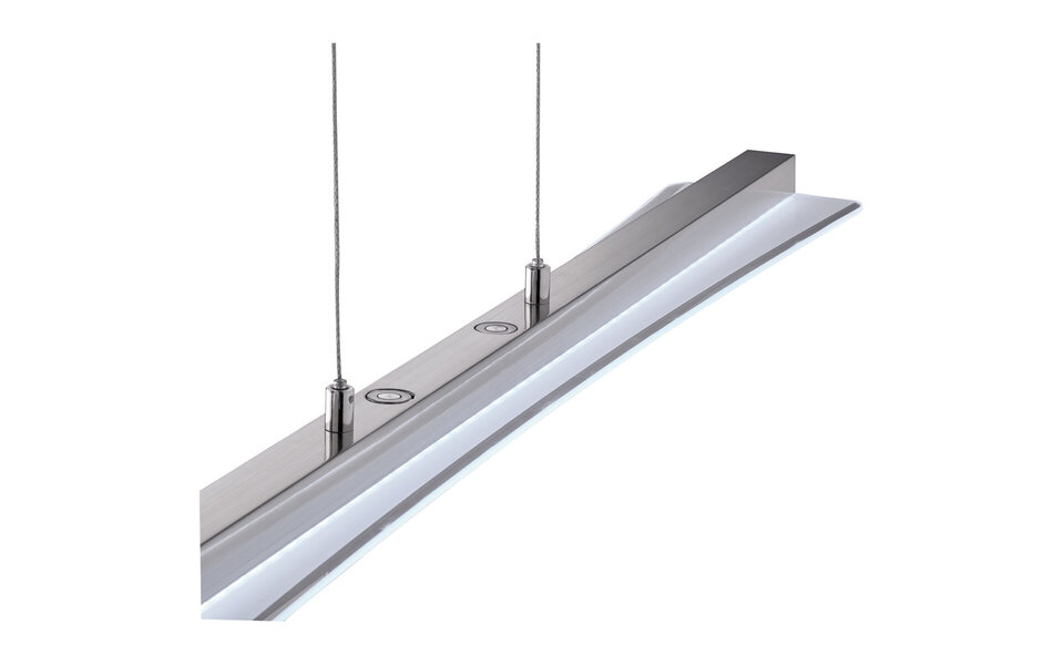 HLW LED 18W Dimmable LED Pendant Lamp Matte Nickel - Adjustable Color & Height