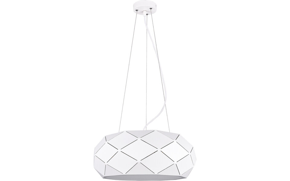 HLW LED LED Hanglamp Mat Wit - 3-lichts Rond Aluminium met E27 Fitting