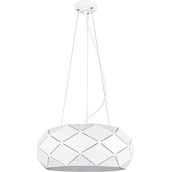 HLW LED LED Hanglamp Mat Wit - 3-lichts Rond Aluminium met E27 Fitting HLW LED LED Hanglamp Mat Wit - 3-lichts Rond Aluminium met E27 Fitting