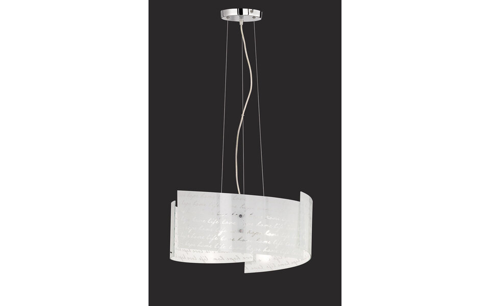 HLW LED LED Hanglamp Mat Wit - Trion Sonu 3-lichts met E27 fitting en aluminium