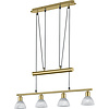 LED Pendant Lamp Matte Gold - Warm White 3000K - 4-light E14