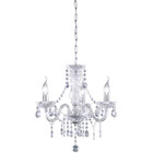 HLW LED LED Chandelier Trion Lucy - 3-light, E14 fitting, clear aluminum design
