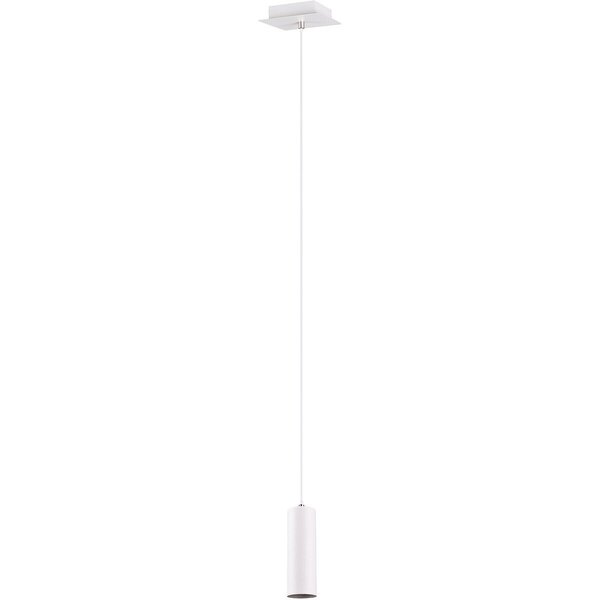 HLW LED Witte LED Hanglamp Trion Mary - Mat Wit Aluminium, GU10 Fitting, 1-lichts HLW LED Witte LED Hanglamp Trion Mary - Mat Wit Aluminium, GU10 Fitting, 1-lichts