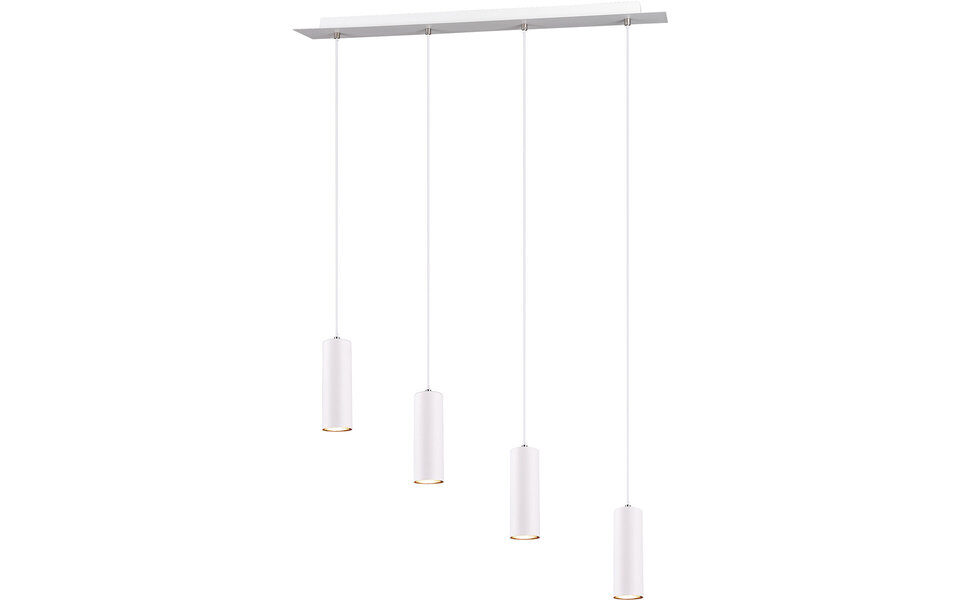 HLW LED LED Pendant Lamp Trion Mary - White LED Pendant Lamp with 4 GU10 light points, Matte White Aluminum HLW LED LED Pendant Lamp Trion Mary - White LED Pendant Lamp with 4 GU10 light points, Matte White Aluminum