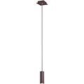 LED Pendant Lamp Trion Mary - Rust-colored LED Lamp with GU10 Fitting, 1-light, Aluminum
