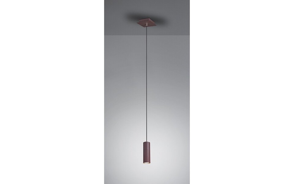 HLW LED LED Hanglamp Trion Mary - Roestkleurige LED Lamp met GU10 Fitting, 1-lichts, Aluminium
