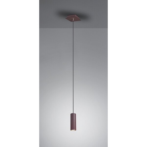 HLW LED LED Hanglamp Trion Mary - Roestkleurige LED Lamp met GU10 Fitting, 1-lichts, Aluminium HLW LED LED Hanglamp Trion Mary - Roestkleurige LED Lamp met GU10 Fitting, 1-lichts, Aluminium