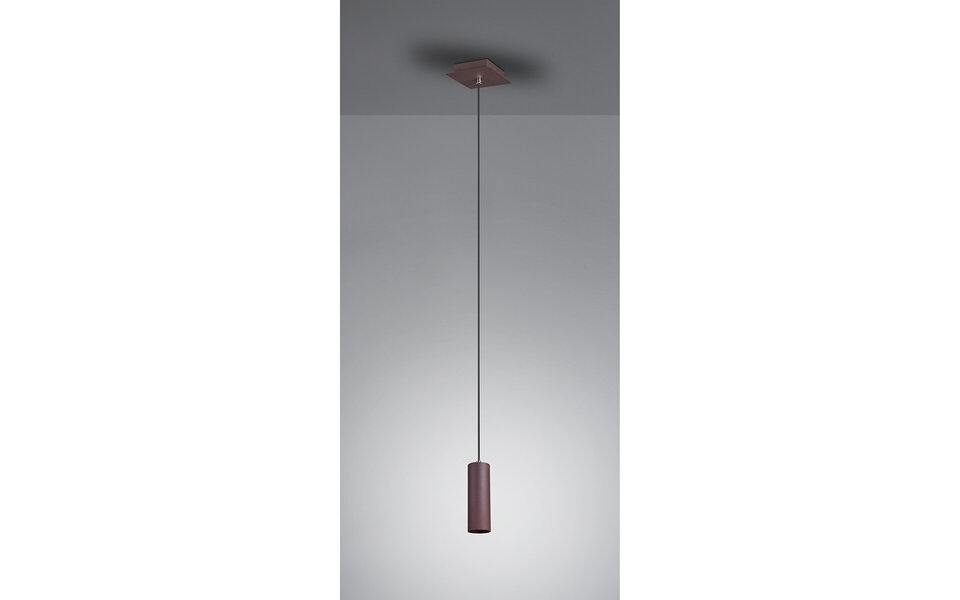 HLW LED LED Pendant Lamp Trion Mary - Rust-colored LED Lamp with GU10 Fitting, 1-light, Aluminum