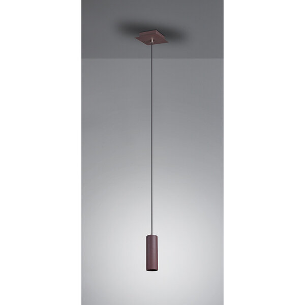 HLW LED LED Hanglamp Trion Mary - Roestkleurige LED Lamp met GU10 Fitting, 1-lichts, Aluminium HLW LED LED Hanglamp Trion Mary - Roestkleurige LED Lamp met GU10 Fitting, 1-lichts, Aluminium