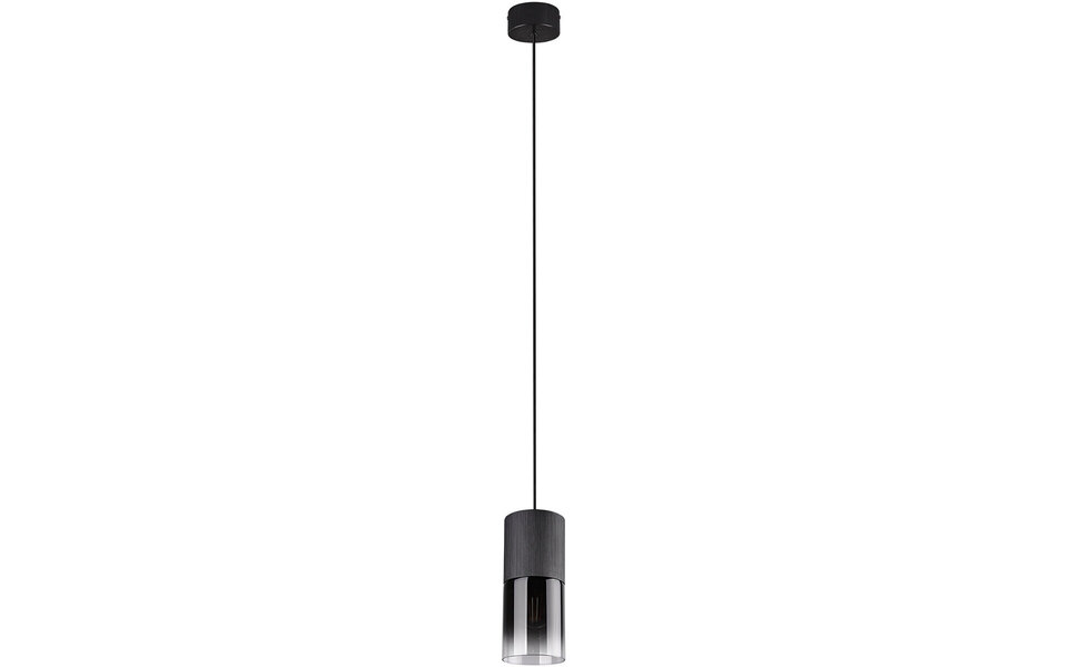 HLW LED LED Pendant Lamp Trion Borin - Matte Black Aluminum LED Lamp with E27 Fitting