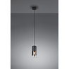 HLW LED LED Pendant Lamp Trion Borin - Matte Black Aluminum LED Lamp with E27 Fitting