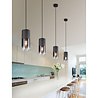 HLW LED LED Pendant Lamp Trion Borin - Matte Black Aluminum LED Lamp with E27 Fitting