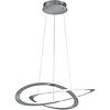 Dimbare LED Hanglamp 52W - Warm Wit Mat Nikkel Dimbare LED Hanglamp 52W - Warm Wit Mat Nikkel