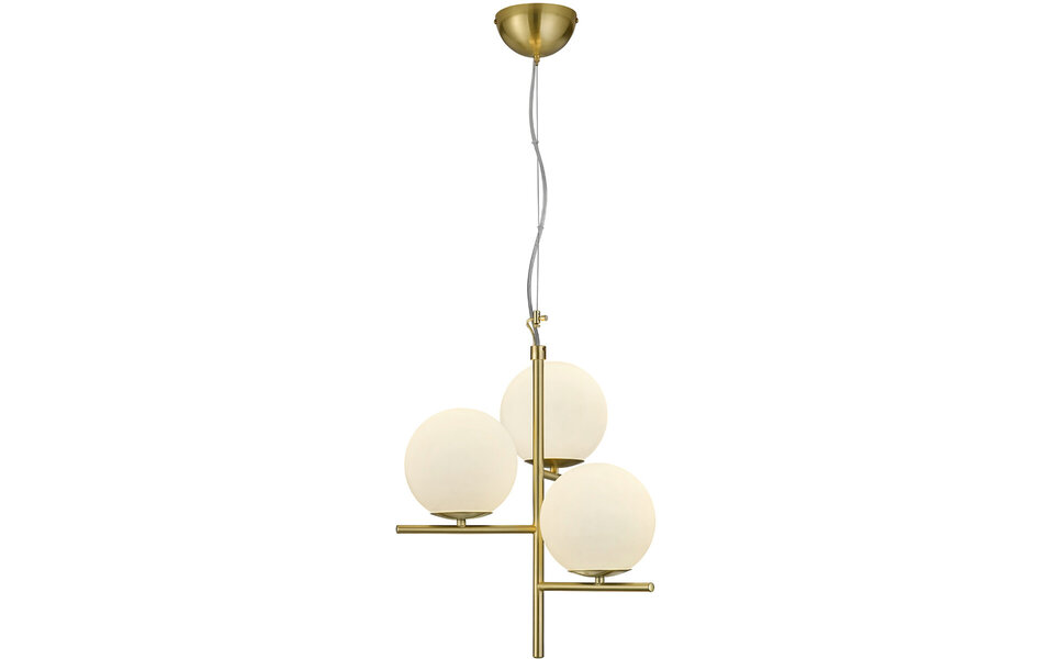 HLW LED LED Pendant Lamp Trion Pora - Stylish Gold LED Pendant Lamp with E14 Fitting, Round & Matte Gold