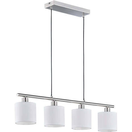 LED Hanglamp Trion Torry - Mat Nikkel, Aluminium, 4x E14 Fitting LED Hanglamp Trion Torry - Mat Nikkel, Aluminium, 4x E14 Fitting