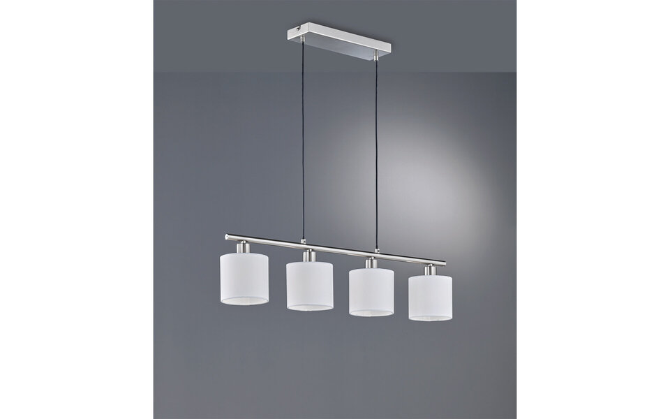 HLW LED LED Hanglamp Trion Torry - Mat Nikkel, Aluminium, 4x E14 Fitting