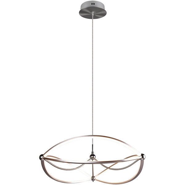 HLW LED Dimbare LED Hanglamp Trion Charis 42W - Warm Wit 3000K - Mat Nikkel HLW LED Dimbare LED Hanglamp Trion Charis 42W - Warm Wit 3000K - Mat Nikkel