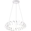 Dimmable LED Pendant Lamp 33W - Round Matte White - Neutral White Light 4000K