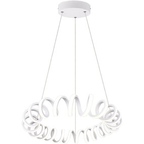 Dimbare Witte LED Hanglamp 33W - Natuurlijk Wit 4000K Dimbare Witte LED Hanglamp 33W - Natuurlijk Wit 4000K