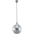 LED Pendant Lamp Trion Dini - Round Matte Nickel Aluminum with E27 Fitting LED Pendant Lamp Trion Dini - Round Matte Nickel Aluminum with E27 Fitting