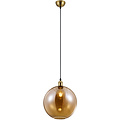 Gouden LED Hanglamp Trion Dini - Rond, Mat Goud Aluminium, E27 Fitting