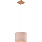 HLW LED LED Hanglamp Trion Elmo - Rond Antiek Nikkel Aluminium met E27 Fitting