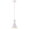 LED Pendant Lamp Trion Ewomi - Matt White LED Pendant Lamp with E27 Fitting and Aluminum Ø20cm