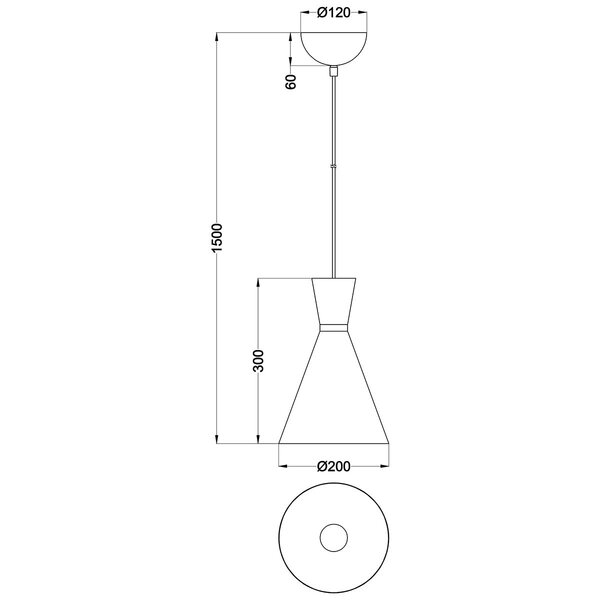 HLW LED LED Hanglamp Trion Ewomi - Mat Witte LED Hanglamp met E27 Fitting en Aluminium Ø20cm HLW LED LED Hanglamp Trion Ewomi - Mat Witte LED Hanglamp met E27 Fitting en Aluminium Ø20cm