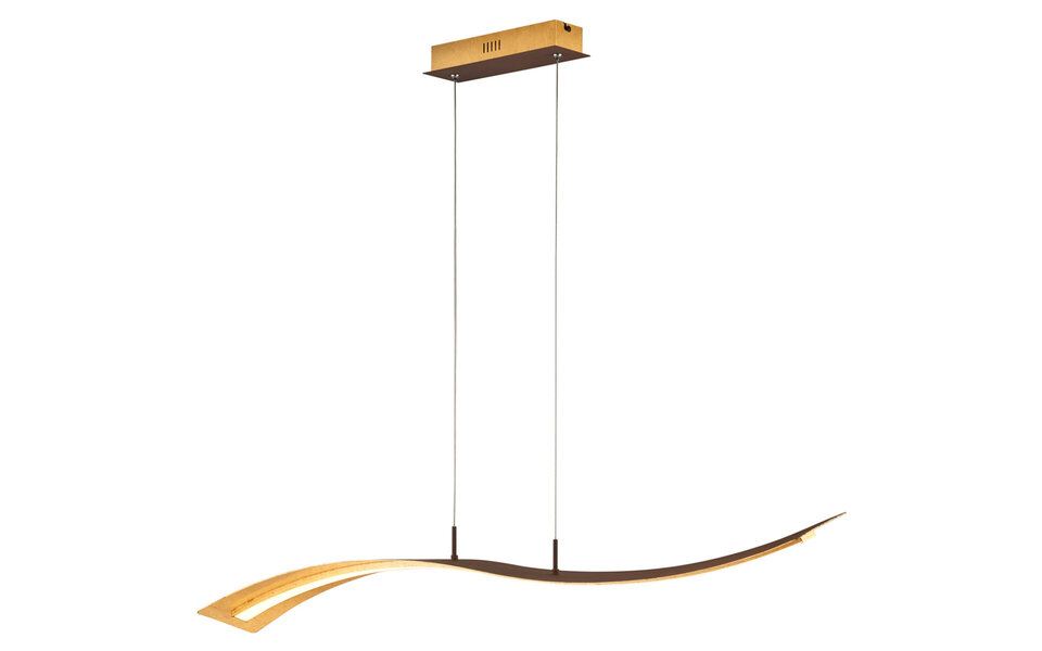 HLW LED Stylish dimmable gold LED pendant lamp 35W with warm white light 3000K HLW LED Stylish dimmable gold LED pendant lamp 35W with warm white light 3000K