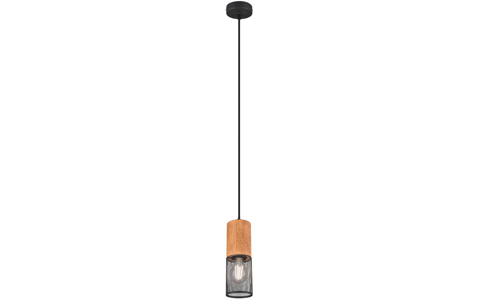 HLW LED Black LED Pendant Lamp Trion Yosh - E27 Fitting, Round & Stylish Design