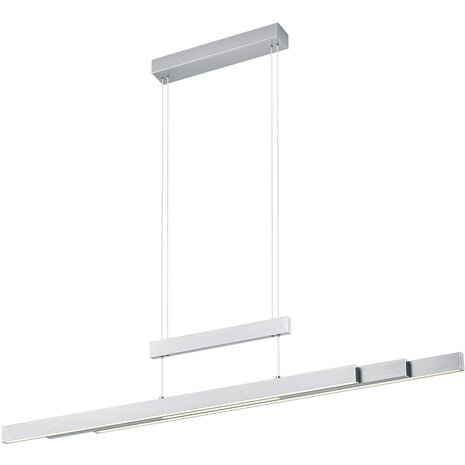 LED Hanglamp Trion Trojan 54W - Mat Nikkel, Aluminium, Up & Down Verlichting LED Hanglamp Trion Trojan 54W - Mat Nikkel, Aluminium, Up & Down Verlichting
