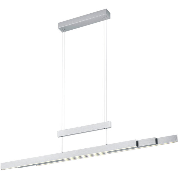 HLW LED LED Hanglamp Trion Trojan 54W - Mat Nikkel, Aluminium, Up & Down Verlichting HLW LED LED Hanglamp Trion Trojan 54W - Mat Nikkel, Aluminium, Up & Down Verlichting