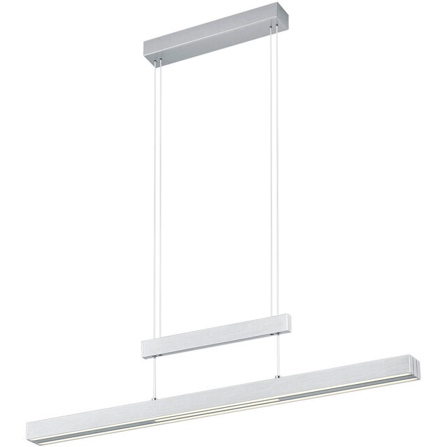 HLW LED LED Pendant Lamp Trion Trojan 54W - Matte Nickel, Aluminum, Up & Down Lighting