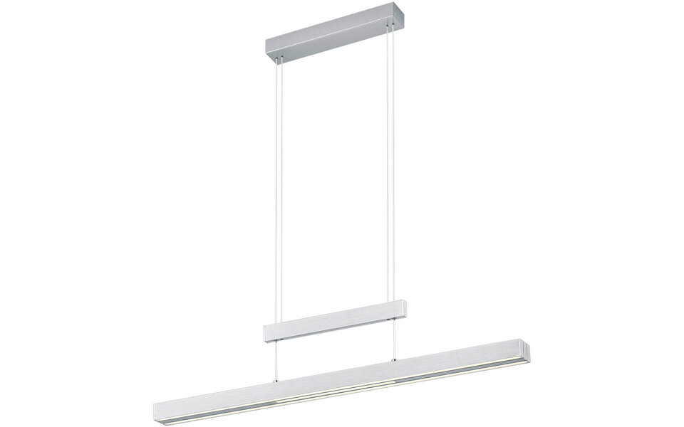 HLW LED LED Hanglamp Trion Trojan 54W - Mat Nikkel, Aluminium, Up & Down Verlichting