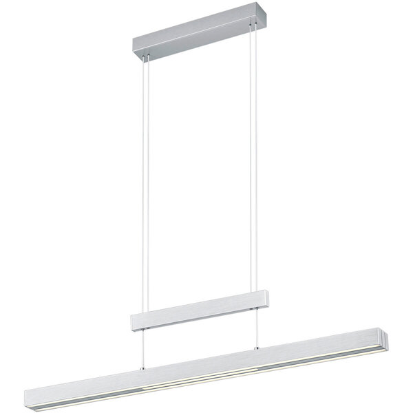 HLW LED LED Hanglamp Trion Trojan 54W - Mat Nikkel, Aluminium, Up & Down Verlichting HLW LED LED Hanglamp Trion Trojan 54W - Mat Nikkel, Aluminium, Up & Down Verlichting
